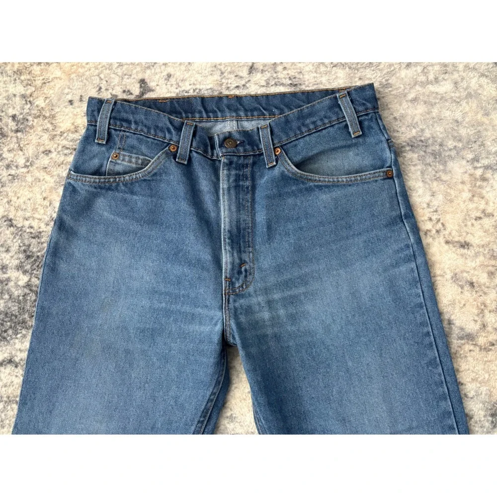 Vintage Levis Orange Tab Mens 34x30 Jeans USA 20508-0914 Straight Leg 80s Jun 86
